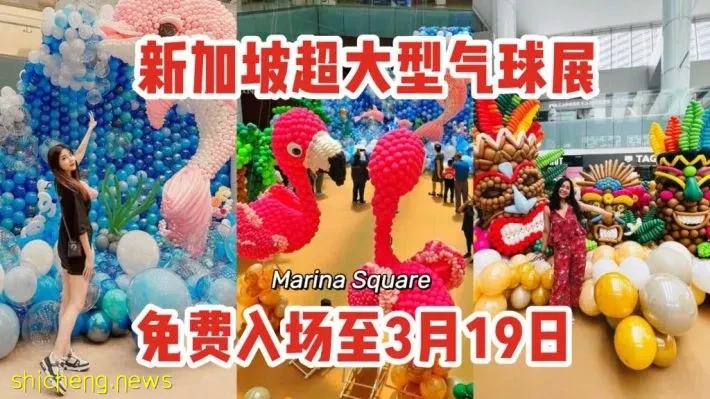 Marina Square超大型氣球展,免費入場!繽紛色彩的氣球打造歡樂海洋,出片效果上鏡又好看