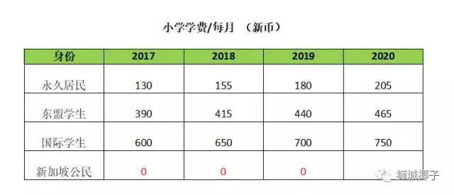在新加坡上学需要多少钱?小学,中学,JC,大学学费盘算