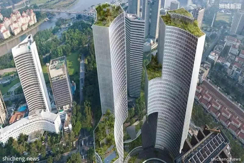 DUO Residences(双景岭) ||新加坡武吉士区综合住宅项目, 知名建筑师设计