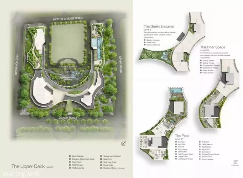 DUO Residences(双景岭) ||新加坡武吉士区综合住宅项目, 知名建筑师设计