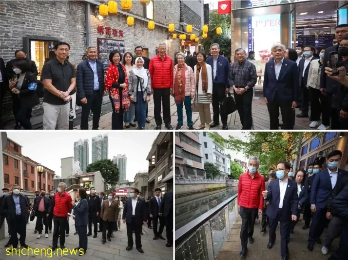 星期三,在广州偶遇了新加坡总理李显龙!也曾在大排档排队买饭被拍照