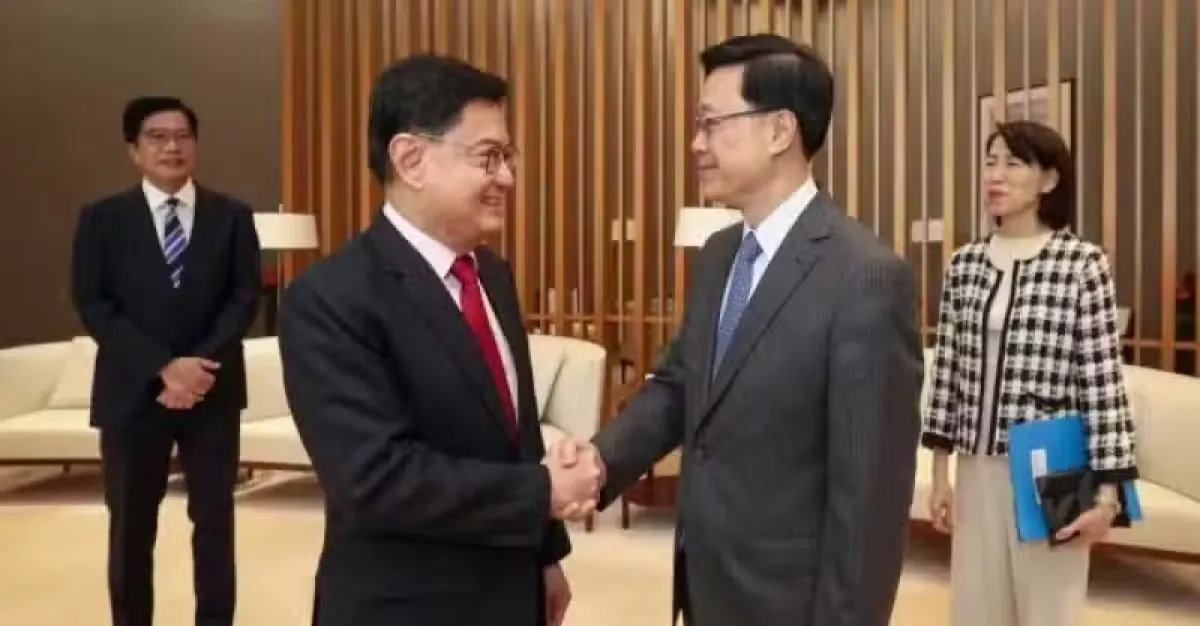 王瑞杰同李家超会面 重申新加坡香港密切的长期关系 | 狮城新闻 | 新加坡新闻